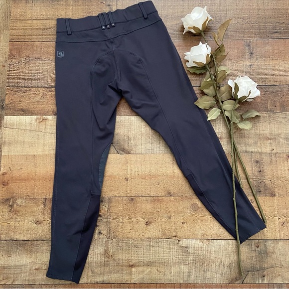 Romfh Ladies Sarafina Euroseat Riding Breeches in Charcoal - Picture 10 of 12